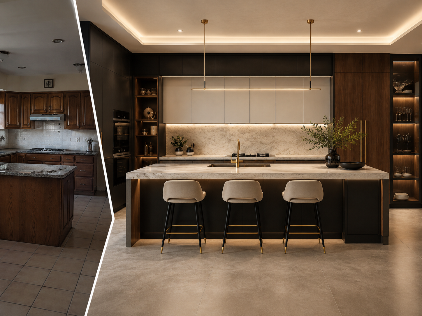 Kitchen renovation project inspiration