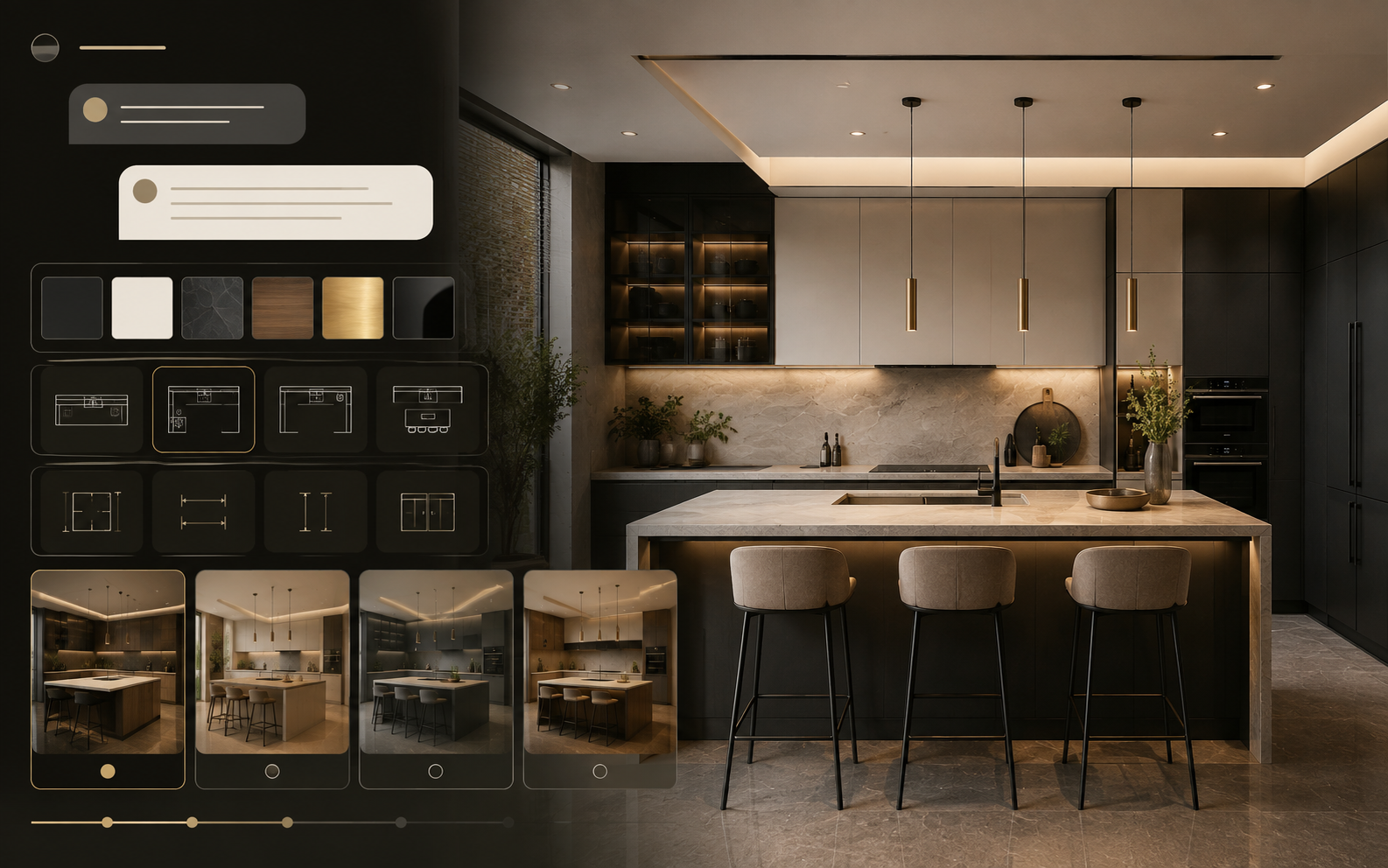 AI design consultant concept preview for Bin Haider