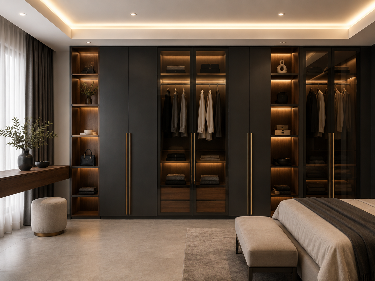 Wardrobe cabinetry planning inspiration